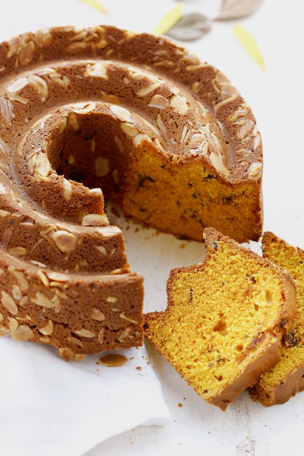 ciambella di zucca e amaretti