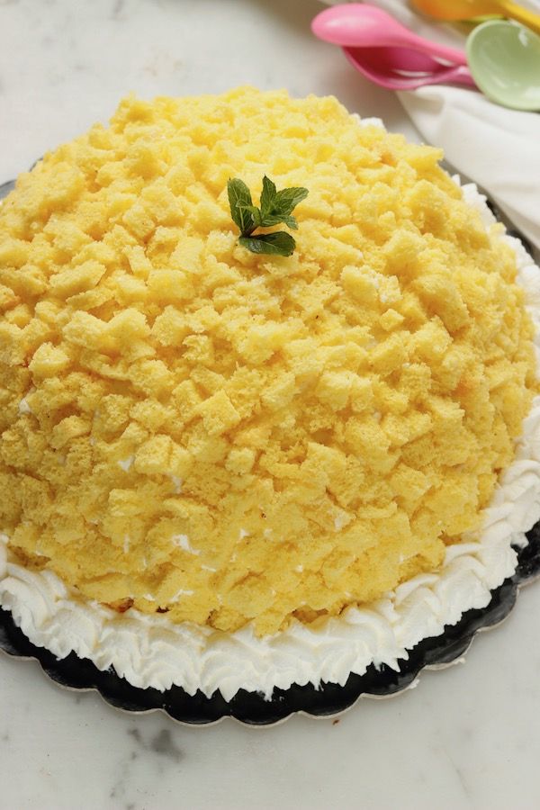 torta mimosa all'ananas