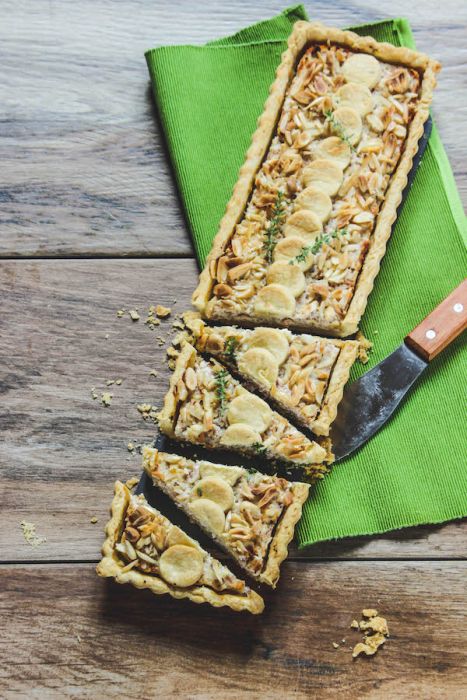 torta salata con frolla e avanzi