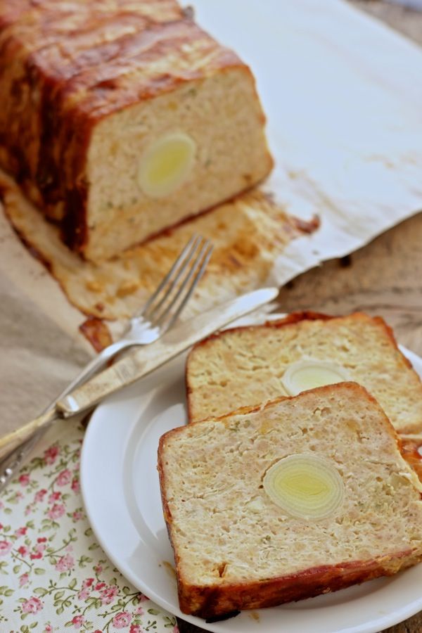 Terrina di pollo con con mela e porri