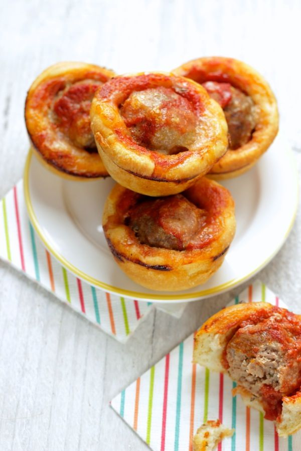 polpetta muffin alla pizzaiola