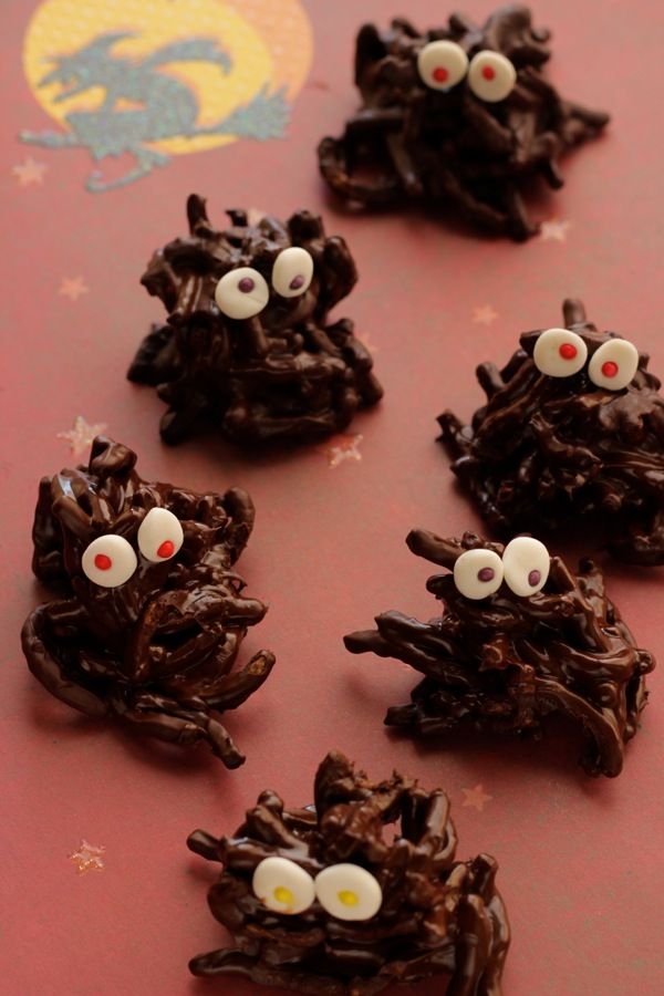 dolcetti pelosi al cioccolato per Halloween