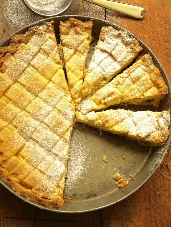 crostata di ricotta e visciole