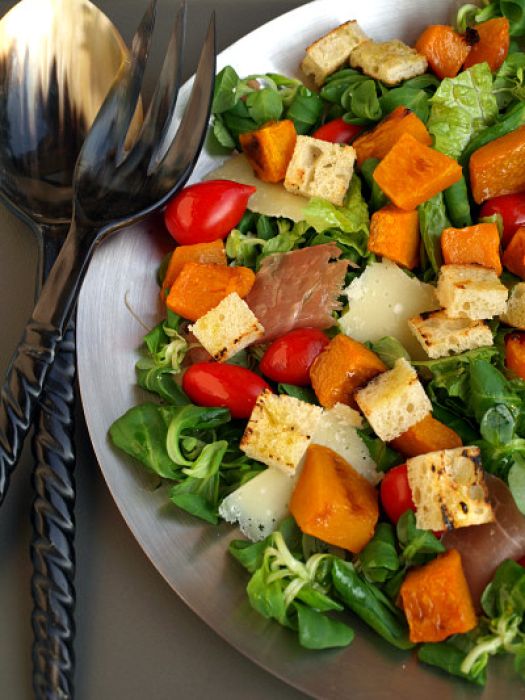 insalata con la zucca per picnic