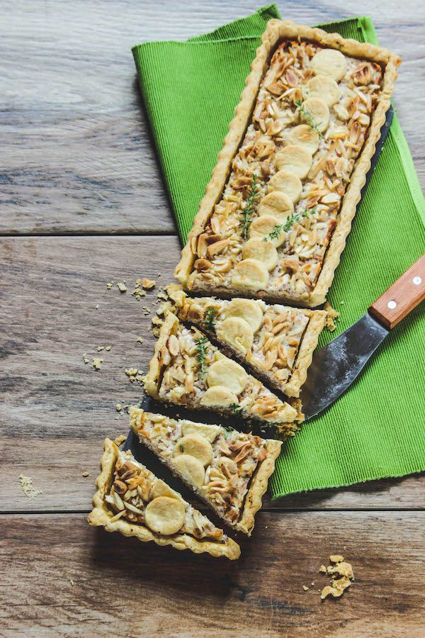 torta salata con frolla e avanzi