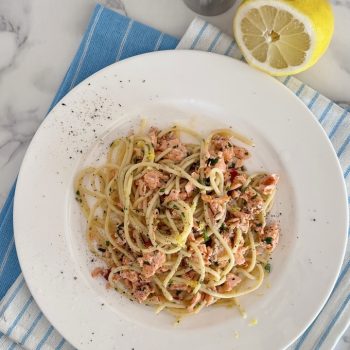 spaghetti al salmone senza panna