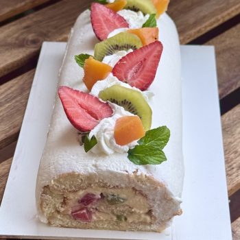 rotolo alla frutta senza cottura