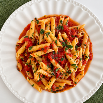 Penne all’arrabbiata penne all'arrabbiata