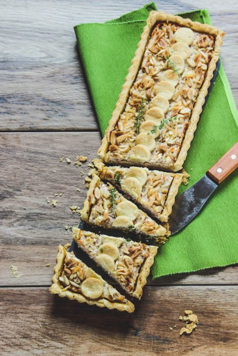 torta salata con frolla e avanzi